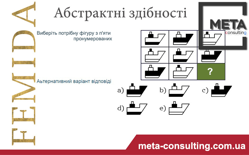 FEMIDA • General Skill Test "Абстрактно-логічний інтелект"